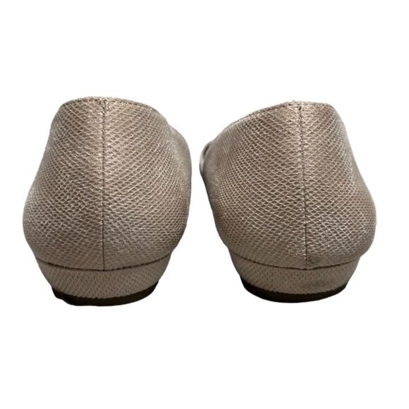 Kelly & Katie Florence Sparkle Toe Ballet Flats in Taupe - Size 8 - Picture 5 of 7